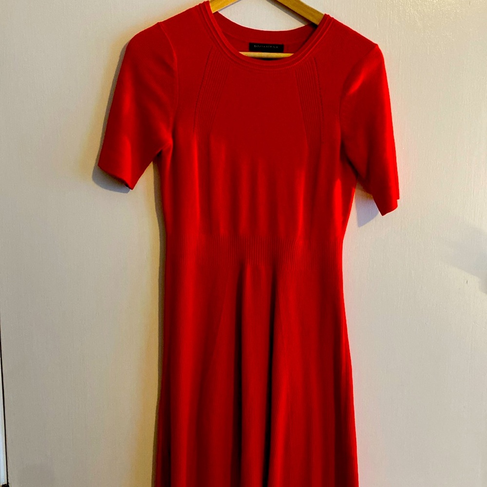 Red Sweater Dress, Banana Republic